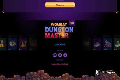 WOMBAT DUNGEON что заработать и как Обзор от WAX GAMES RU